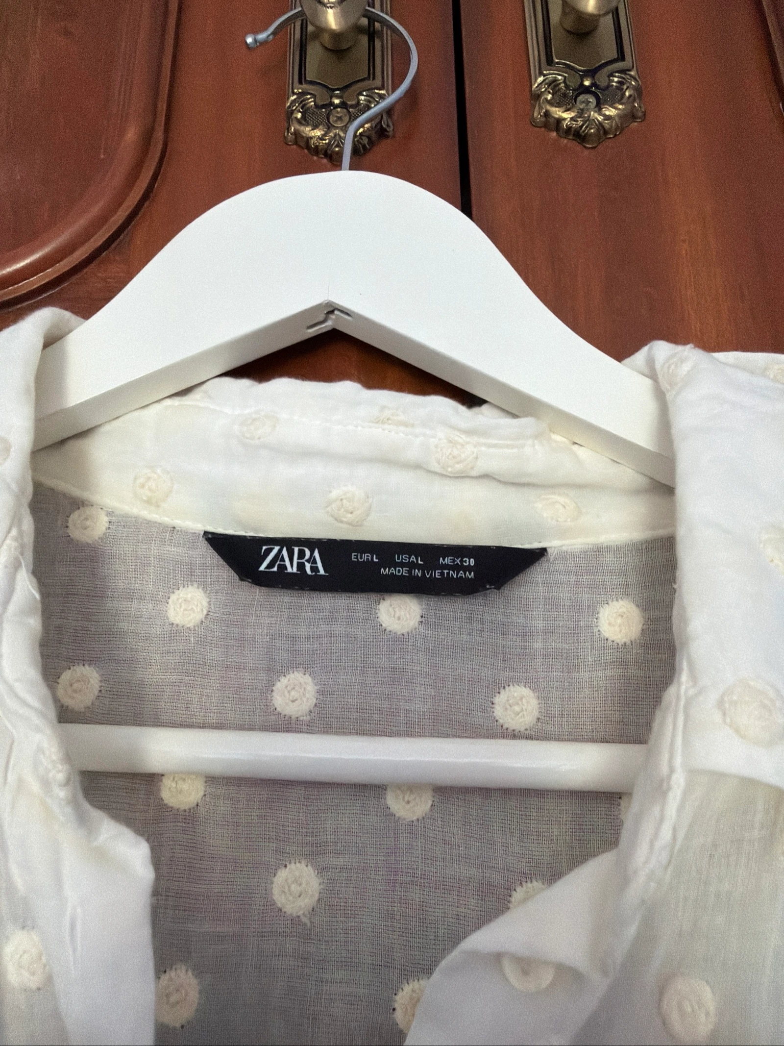 Zara polka dot shirt – photo 3